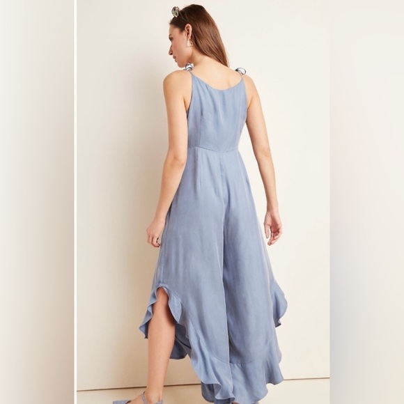 Anthropologie blue jumpsuit, NWT - Picture 2 of 6